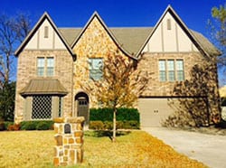 Custom Residential Steel Garage Doors Install Repair Roanoke Tx A beautiful custom two car steel garage door installed and repaired on this home in Roanoke Texas by a professional technician