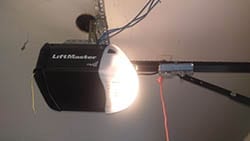 The highly qualified technicians from Action Garage Doors installed a new Liftmaster garage door opener at this home in Denton and Corinth Texas