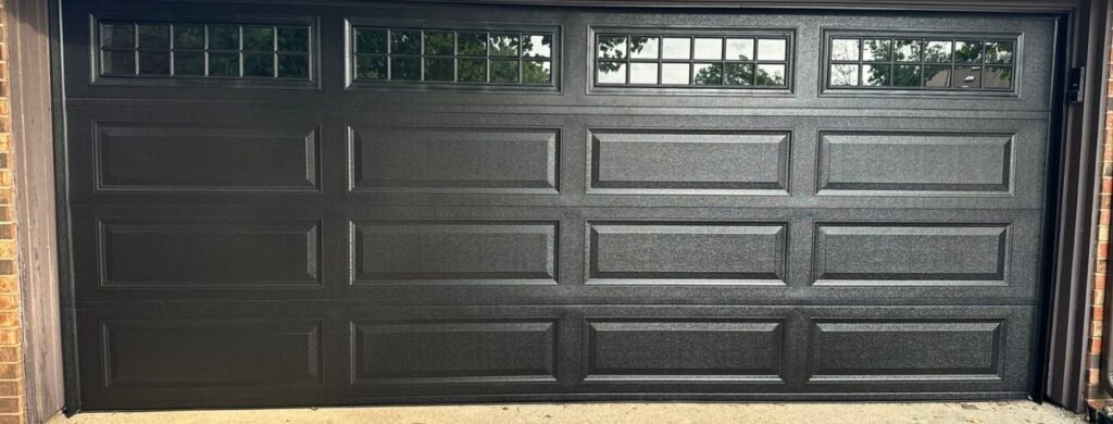 A beautiful new garage door.